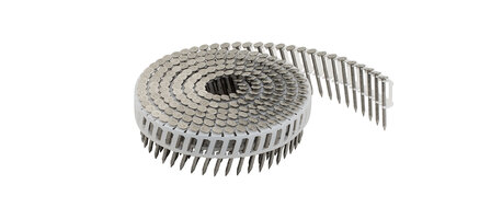 Tjep Coilnagels PC25/35 Tape gebonden haftennagels 15/16&ordm; Ring/RVS A2 voor MAX Doos a 3.600 stuks