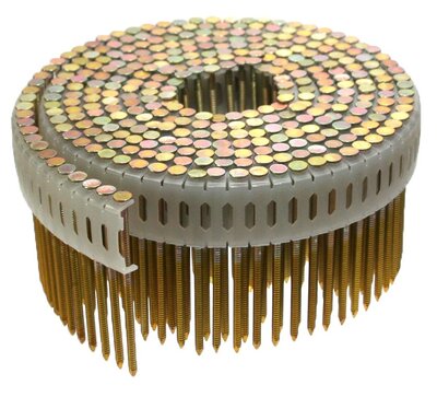 Coilnagels 2,5 x 60 Paslode/Duo-Fast 0º tape Ring/Verz. Doos a 7.800 stuks