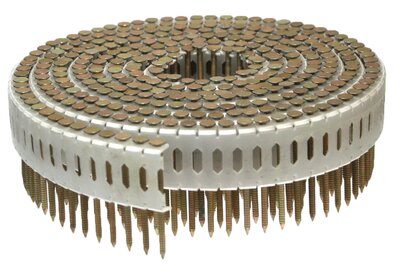 Coilnagels 2,5 x 50 Paslode/Duo-Fast 0º tape Ring/Verzinkt Doos a 9.750 stuks