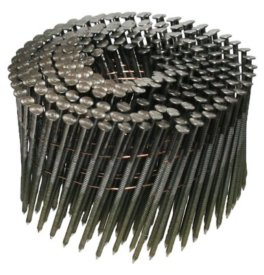 Coilnagels 2,8 x 80 Draad gebonden 15/16º Ring/Blank Doos a 4.500 stuks