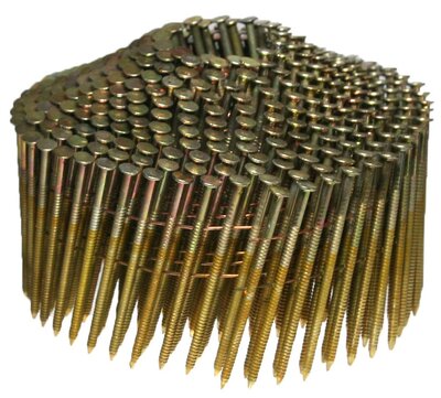 Coilnagels 2,1 x 45 Draad gebonden 15/16º Ring/Verz. Doos a 10.500 stuks