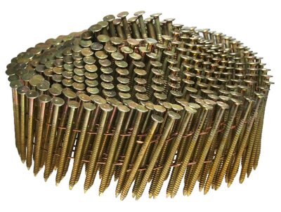 Coilnagels 2,1 x 32 Draad gebonden 15/16º Ring/Verz. Doos a 12.600 stuks