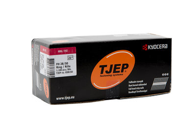 Tjep FH28/50 Stripnagels rondkop 20/21º Ring/Thermisch verzinkt Doos a 1.100 stuks
