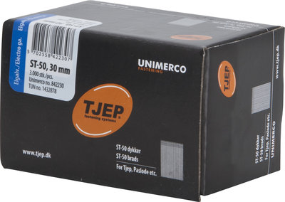 Tjep ST50 x 30 mm Steennagels Verzinkt Doos a 3.000 stuks