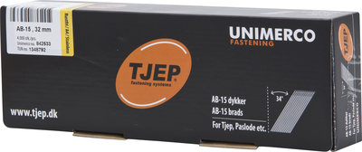 Tjep AB15 32 mm DA nagels 34º RVS A4 Doos a 4.000 stuks