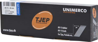 Tjep AB15 38 mm DA nagels 34º Verzinkt Doos a 4.000 stuks