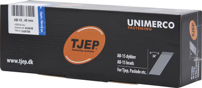 Tjep AB15 45 mm DA nagels 34º Verzinkt Doos a 4.000 stuks