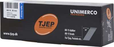 Tjep AB15 50 mm DA nagels 34º Verzinkt Doos a 4.000 stuks