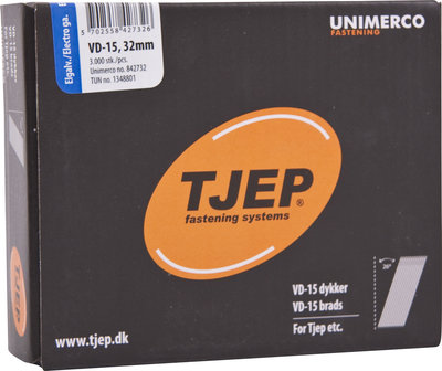 Tjep VD15 32 mm FN nagels 1,8 mm 26º Doos a 3.000 stuks
