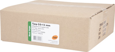 Tjep CO 13 mm Golfkrammen Blank 25 mm Doos a 8.400 stuks