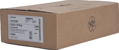 Tjep Coilnagels PC25/25 Tape gebonden haftennagels 15/16º Ring/Thermisch verzinkt Doos a 3.600 stuks