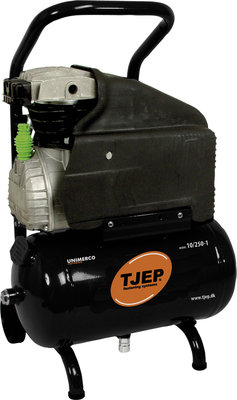 Tjep 10/250-1 compressor 1 cylinder, 10 ltr. tank